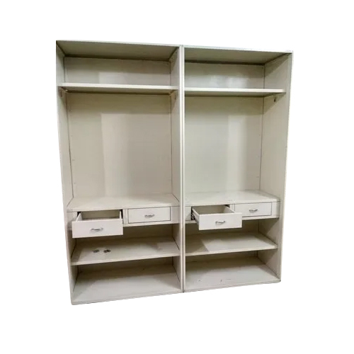 White Wall Fixing Metal Almirah