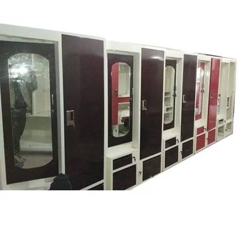 Multicolor Metal Almirah With Locker