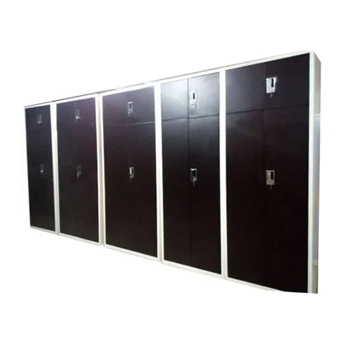 White And Black Mild Steel Wall Fixing Almirah