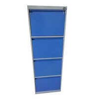 Blue 4 Drawer Filing Cabinet