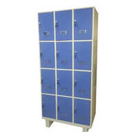 White And Blue Mild Steel Office Staff Locker
