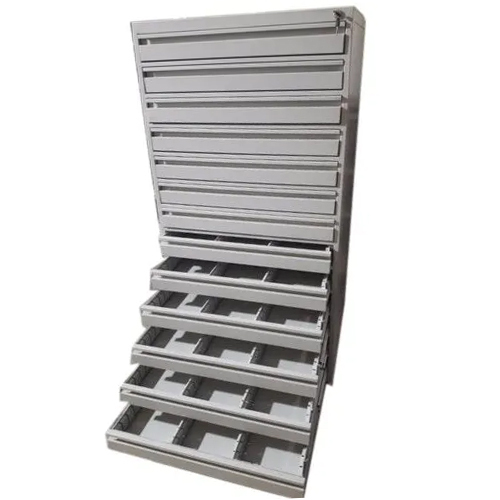 Gray Industrial Tool Cabinet