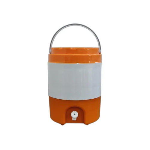 White And Orange Insulated Water Jug