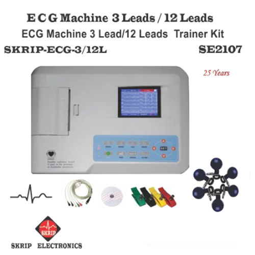 12 Channel Ecg Machine Application: Industrial