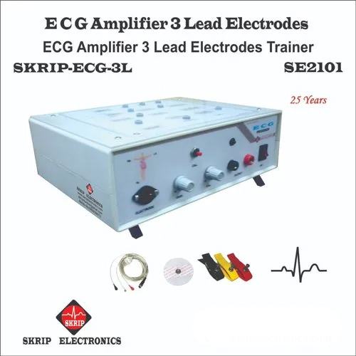 ECG 3 lead Amplifier Trainer