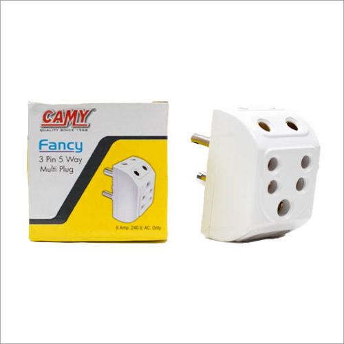 3 Pin 5 Way Multi Plug