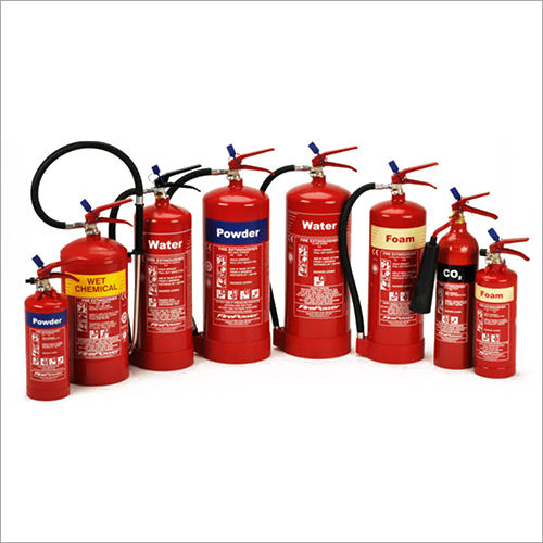 Red Fire Extinguisher Cylinder