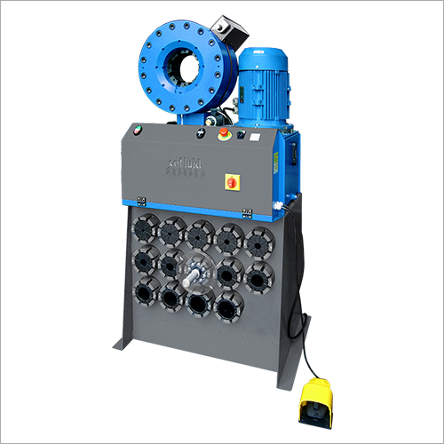 Hydraulic Hose Crimping Machine - Laser Technology, Electric Power Source | Precision Engineering, Enhanced Efficiency