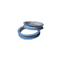 High Temperature Fabric Bellow - Iron Material, Various Sizes Available, Silver Color Finish - Galvanized, High-temperature Resistance Up To 1000f, Industrial Use