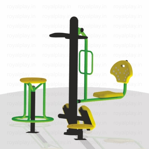 Leg Press Cum Twister Cum Seating Twister Gym Equipment