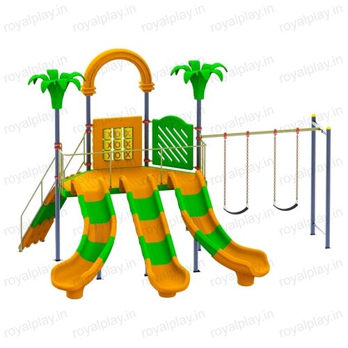 Children Multi Play Station  With Swing Single Unit Royal Maps 30 - Material: Roto