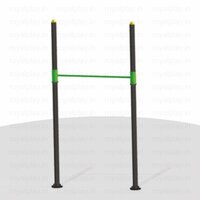 Outdoor Horizontal Bar Gym Equipment - Application: Gain Strength