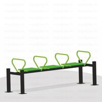 Sit Up Bench - Gi Pipe Frame, Frp Seat , Abdominal Exercise For Strength And Flexibility 