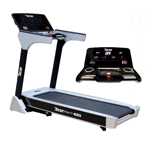 Black Pro Semi Commercial Ac Motorized Treadmill