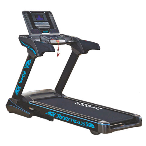 Black Light Commercial Ac Motorized Treadmill