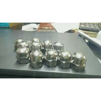 Ss 316ti Dome Nut - Stainless Steel, Dome Shape, Gray Color | Polished Surface Finish, 1 Year Warranty