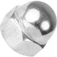 Inconel 625 Dome Nut - Stainless Steel, Round Shape, Gray Color | Polished Finish, 1 Year Warranty
