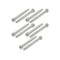 Ss 304 Shoulder Bolt - Stainless Steel, Gray Color, Powder Coated Finish | Ideal For Industrial Applications In Construction