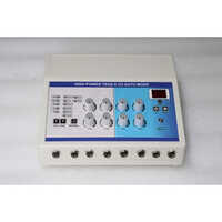 Tnt Handheld High Power 8ch Tens Dual Channel Physiotherapy Machine - Color: White