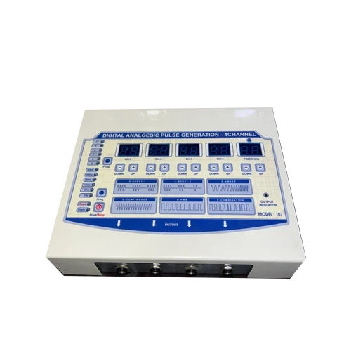 Handheld 4CH TENS digital analgesic pulse generation