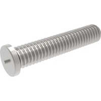 316l Weld Stud - Stainless Steel, Round Shape, Gray Color | Galvanized Surface Treatment, 1 Year Warranty