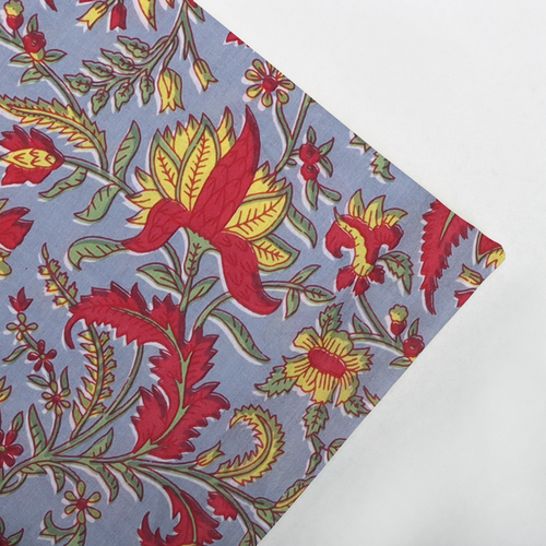 BEAUTIFUL GREY COLOR COTTON PRINTED FABRIC