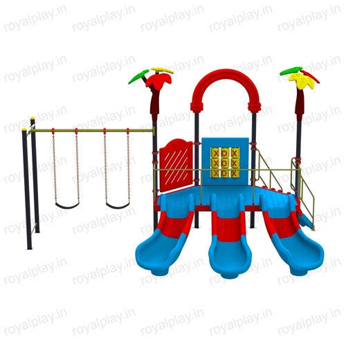 Outdoor Multi Play Station With Swing