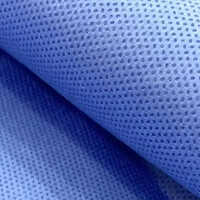 Sms Non Woven Fabric - Polypropylene,  Light Weight, Plain Pattern, Colors: White, Medical Blue & Green | Anti Bacteria, Recyclable, Dust Resistant, Flame Retardant