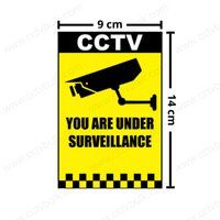 Cctv Surveillance Sticker Reflective / Laminate / Uv Print 20Set