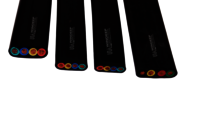 Rubber 3 And 4 Core Flat Cables Application: Industrial