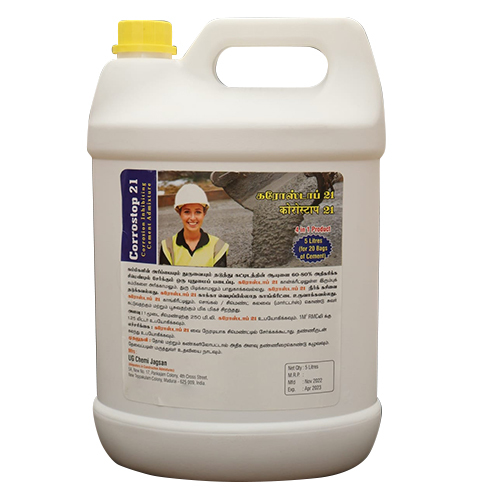 5 Ltr Corrostop 21 Corrosion Inhibiting Cement Admixture