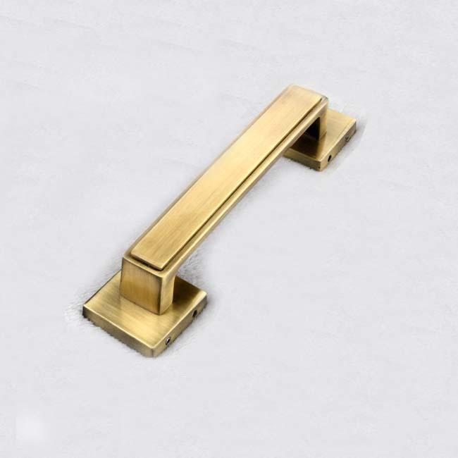 Hot Selling CHITRA Furniture Fitting Hardware 200MM Simple New Style Square Zinc Pull Furniture Handle