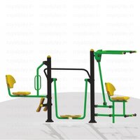 Leg Press Outdoor Gym Equipment - Application: Gain Strength