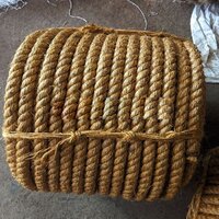 Industrial Manila Rope - Jute Material, Different Sizes Available, Brown Color - Twisted Style For Commercial Use