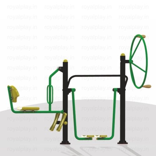 Leg Press Cum Air Walker Cum Shoulder Builder Gym Equipment