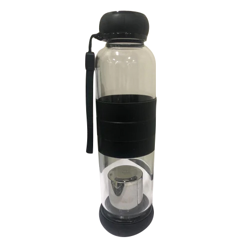 Black Plastic Alkaline Bottle