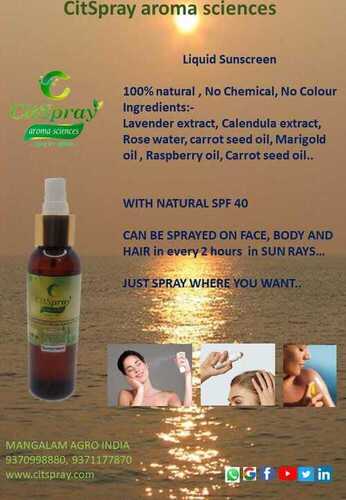 Liquid Sunscreen Ingredients: Herbal Extract