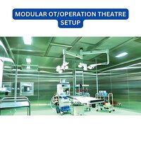 Modular Operation Theatre - Stainless Steel, Variable Dimensions, 15 Ach Airflow, Led Lighting, 220v/50hz Power | Intuitive Interfaces, High Ot Throughput