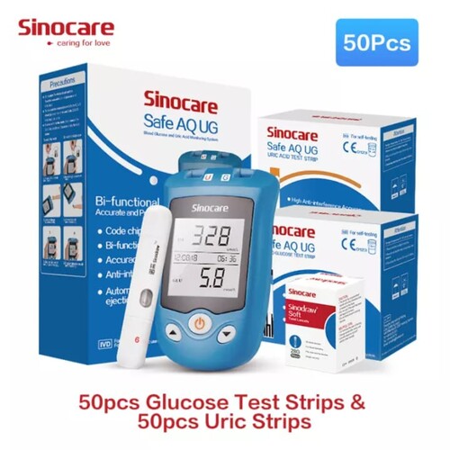 Sinocare Glucose Test Strips and Uric Strips