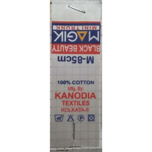 Satin Printed Label, For Garments