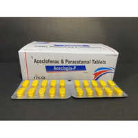 Aceclogin P Tablet Aceclofenac and Paracetamol Tablet
