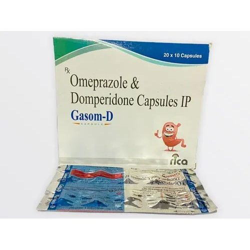 Gasom-D Capsules Omeprazole Domperidone Capsules General Medicines