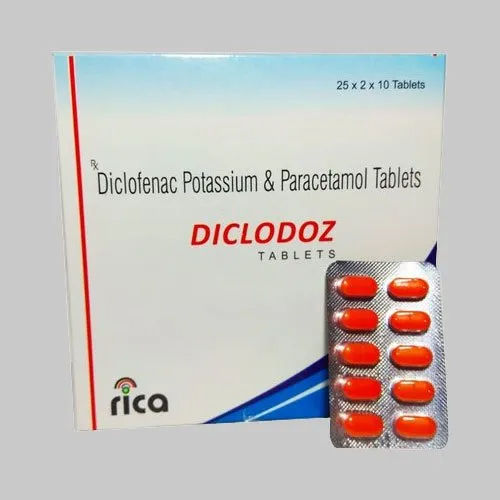 Diclofenac Potassium And Paracetamol Tablets