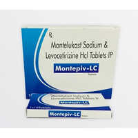 Montepiv LC tablet Montelukast Sodium Levocetirizine Tablet Pcd Generic franchise