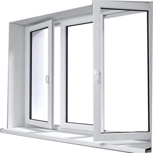 White Upvc Casement Window Application: Industrial