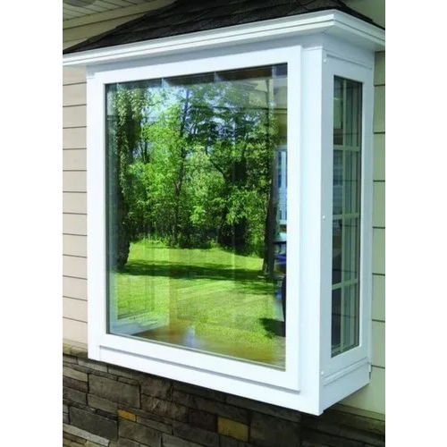 White Upvc Box Bay Window