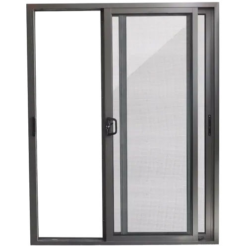 Black Aluminium Mesh Door