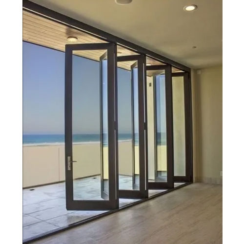 Black Aluminium Slide And Fold Door