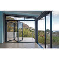 Black Aluminium Large Patio Door