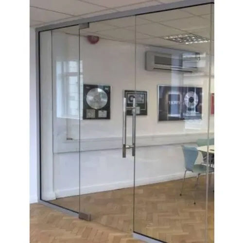 Toughened Glass Double Door Application: Industrial